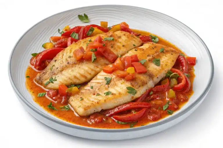 What Makes This Tilapia in Roasted Pepper Sauce So Good