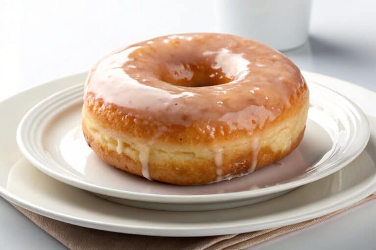 Glazed donuts recipe featured dish plated