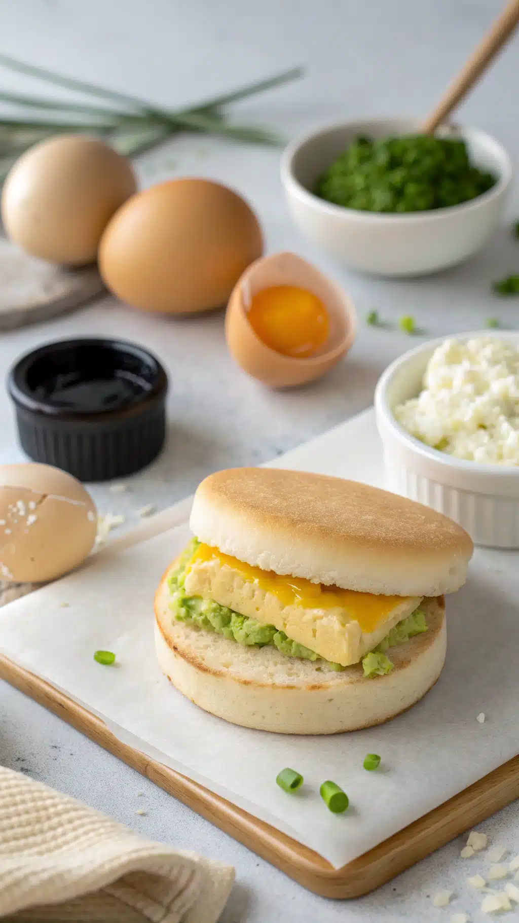 Japanese egg sandwich ingredients preparation