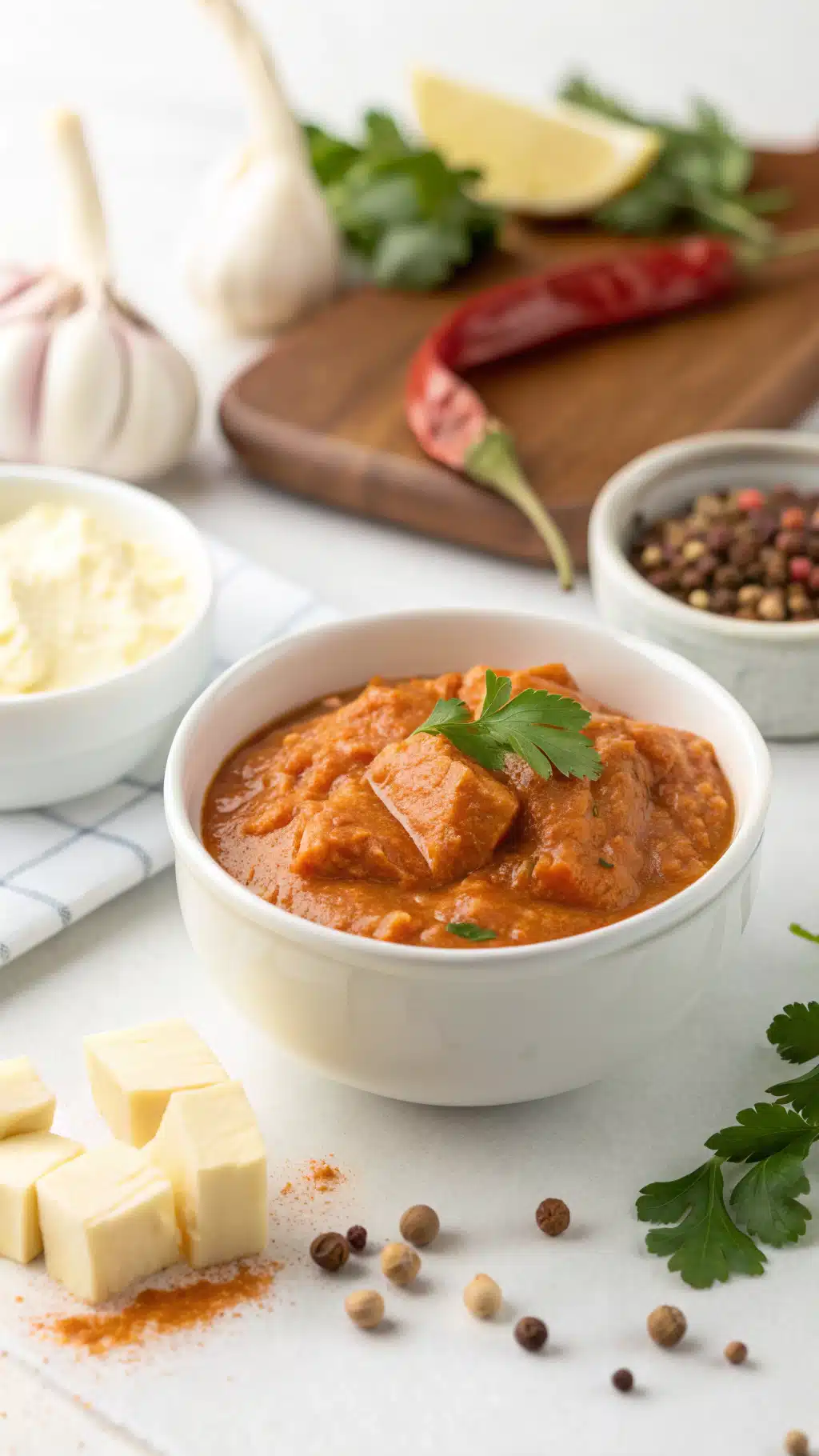 Butter chicken recipe ingredients preparation