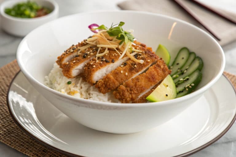 japanese katsu bowls featured dish plated