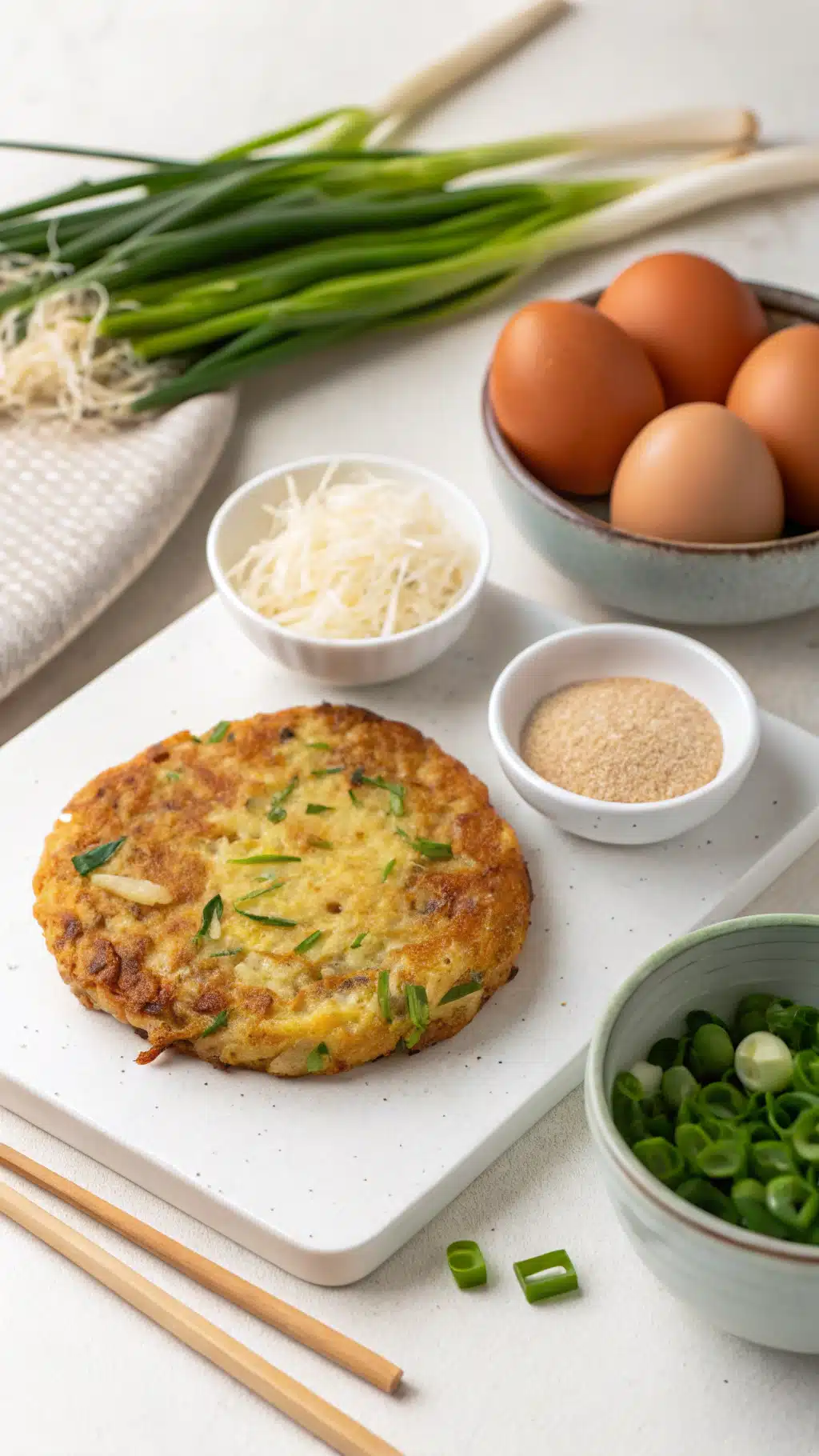 Egg foo young with gravy ingredients preparation