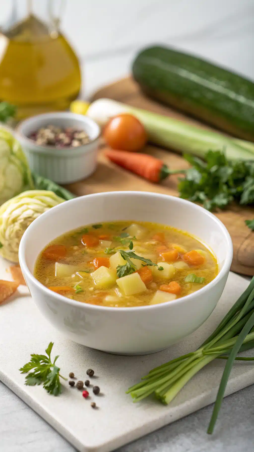 Vegetable Soup Recipe (Seriously the Best) ingredients preparation