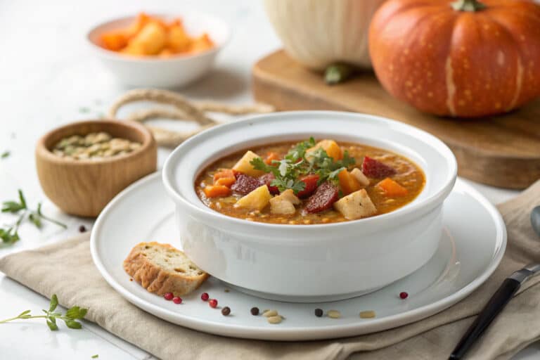 fall soup crockpot featured dish plated
