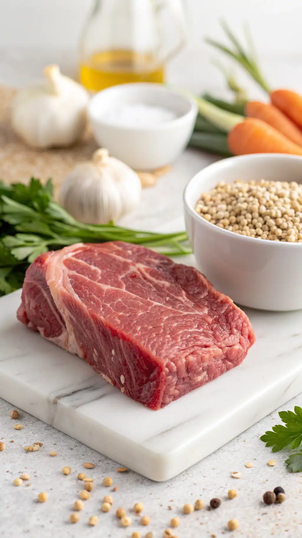 crockpot beef barley soup ingredients preparation
