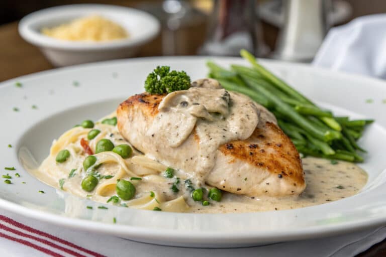 creamy skillet chicken dinners featured dish plated