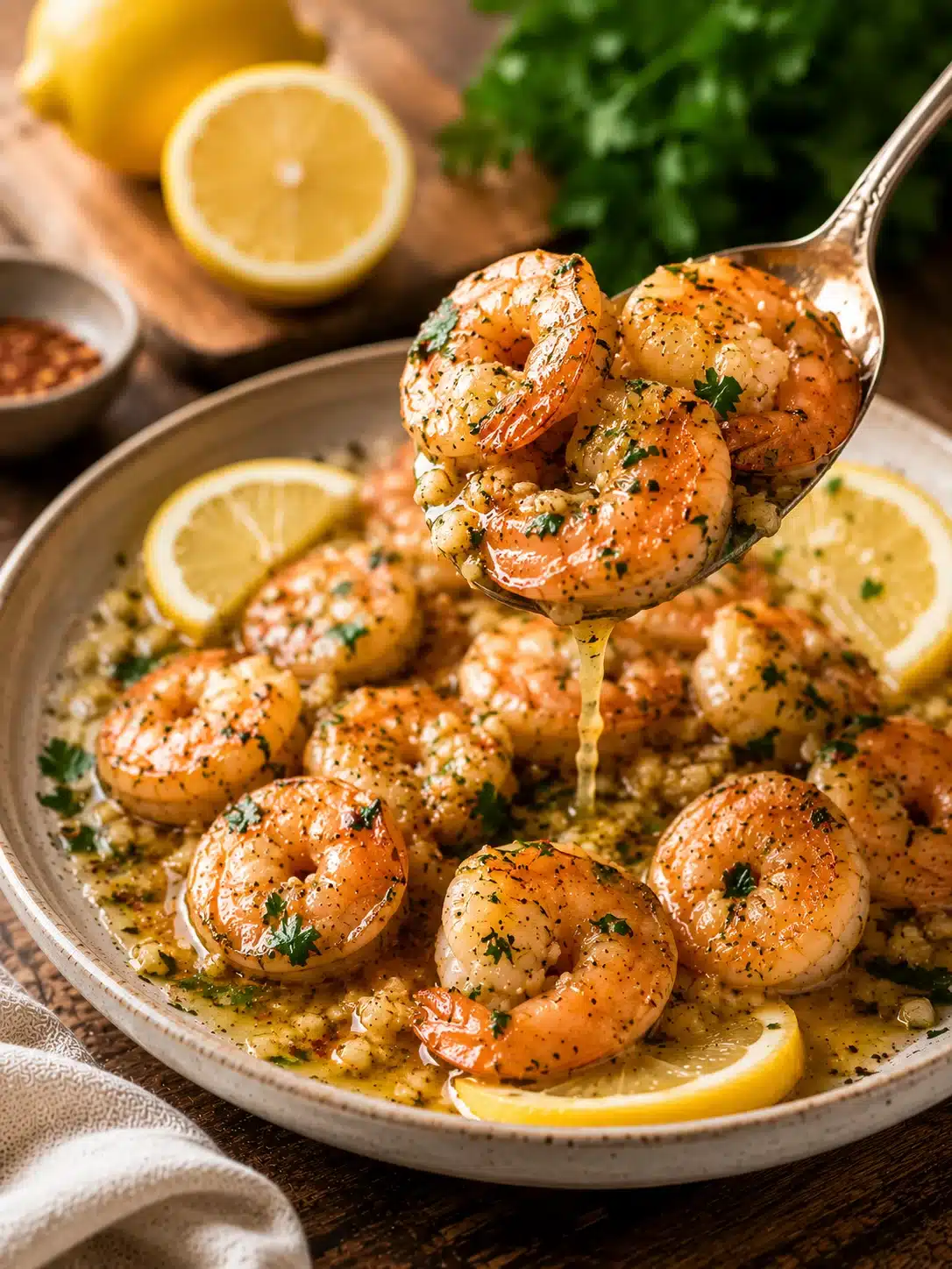 Lemon Garlic Butter Shrimp recipe