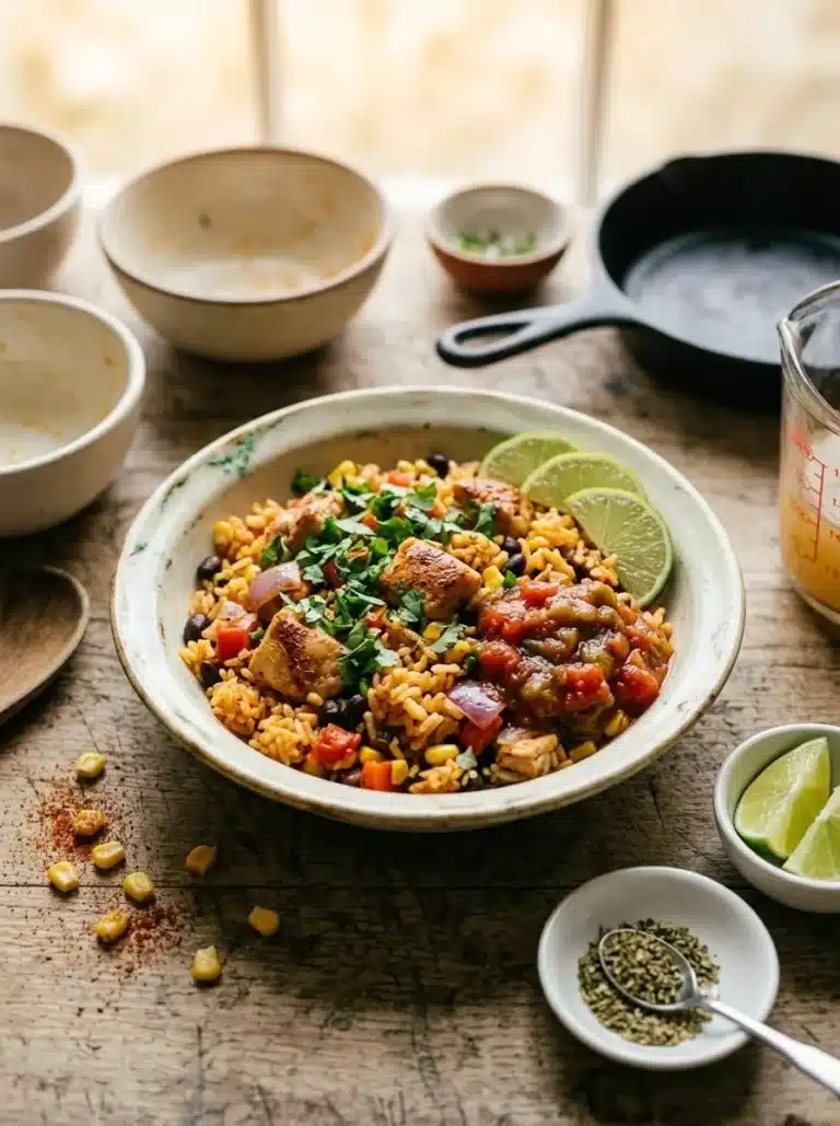 one pan mexican chicken rice recipe