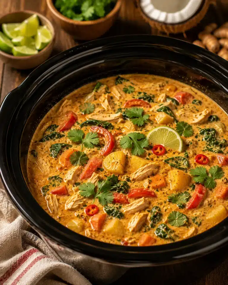 crockpot coconut curry soup recipe