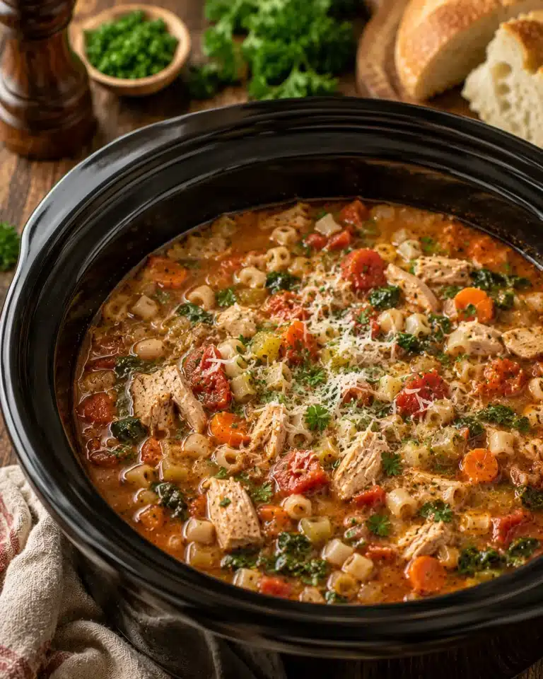 crockpot italian soup recipe