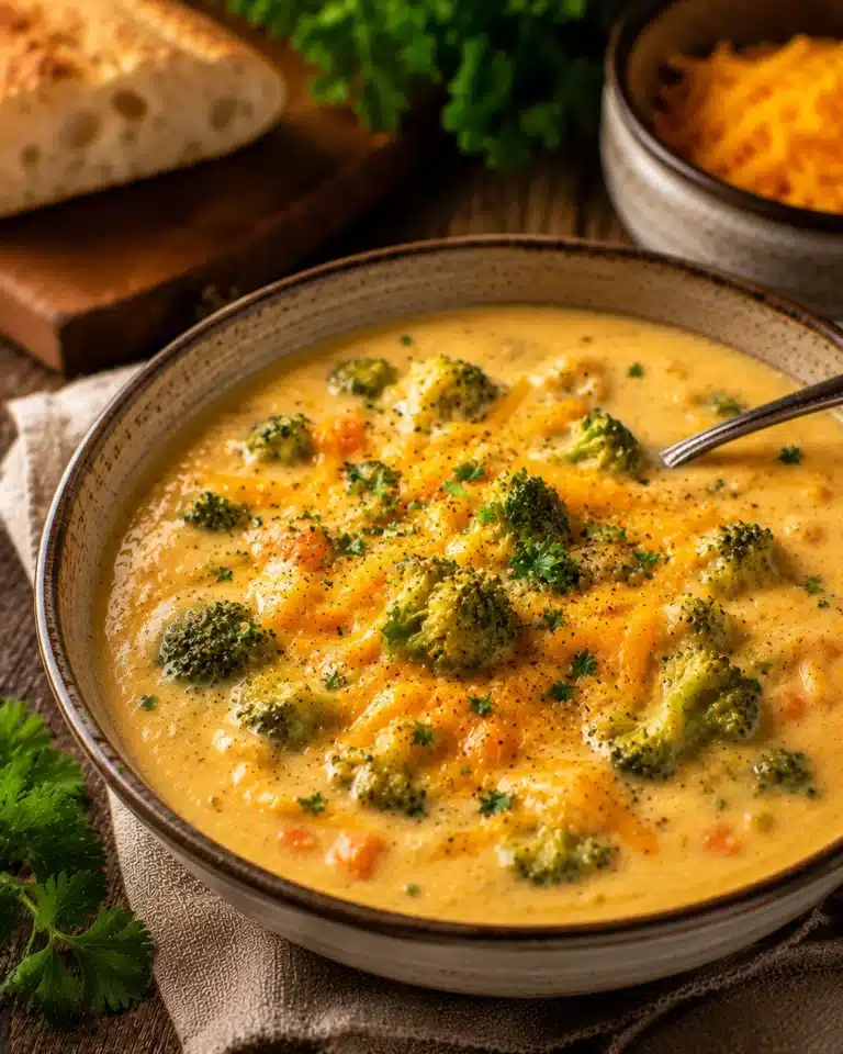 broccoli cheddar soup recipe