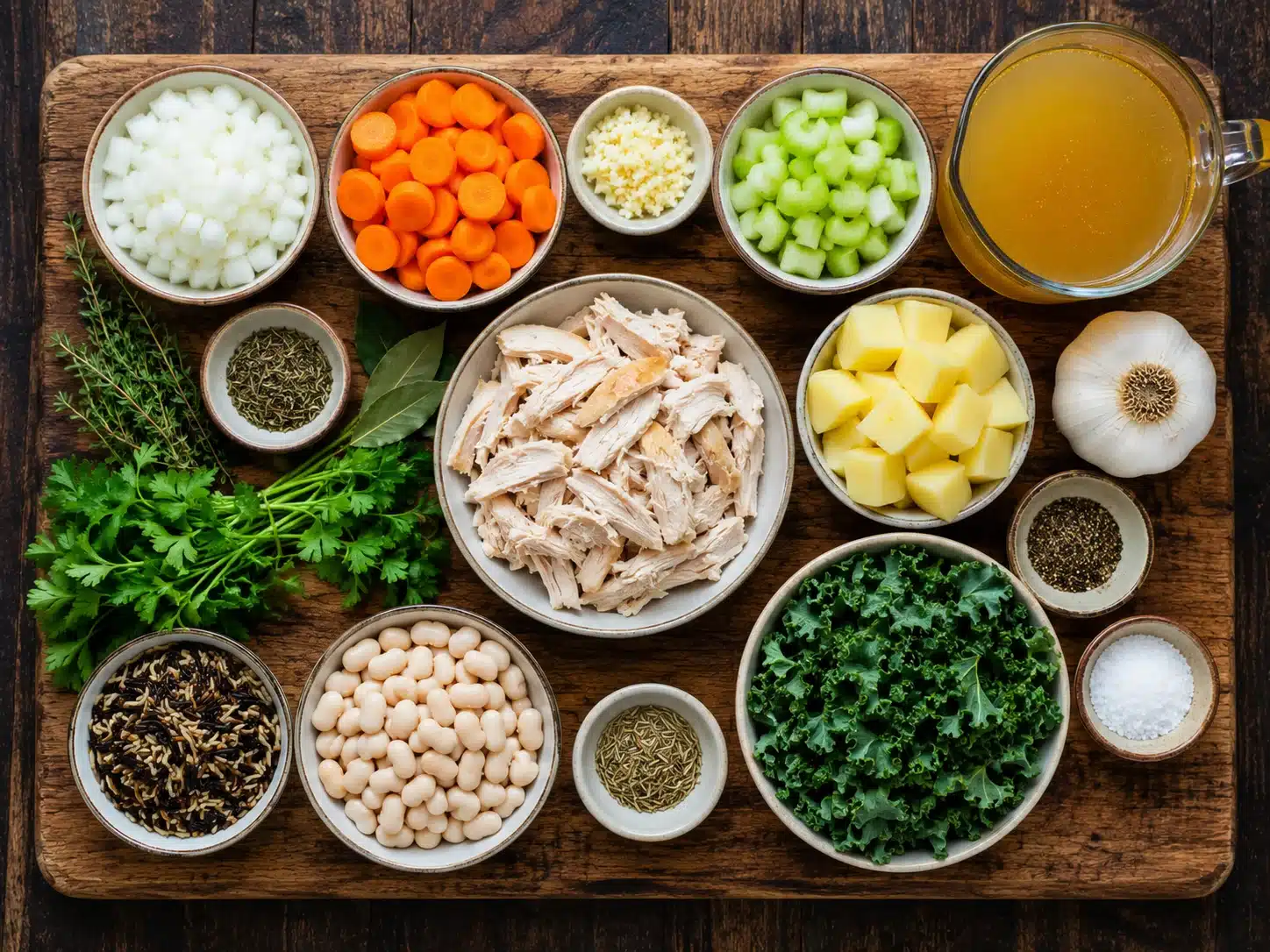 Cozy Fall Chicken Soup ingredients