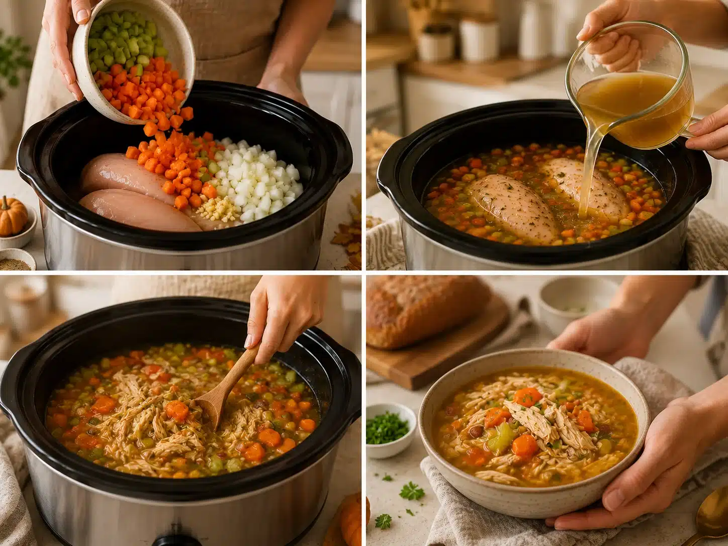Cozy Fall Chicken Soup step by step