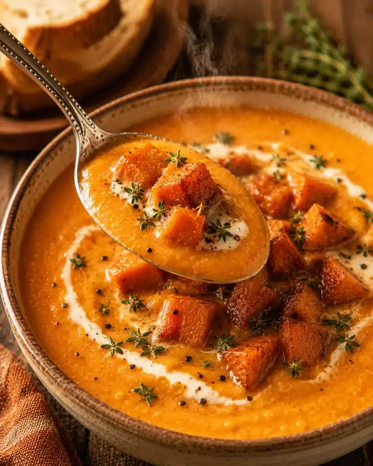 Creamy Sweet Potato Soup recipe