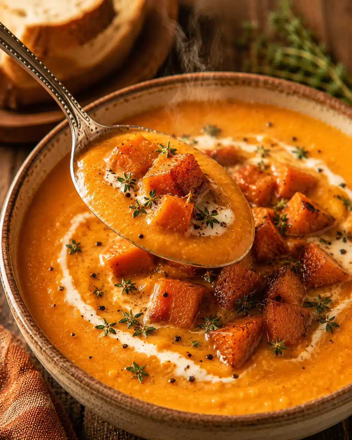 Creamy Sweet Potato Soup recipe