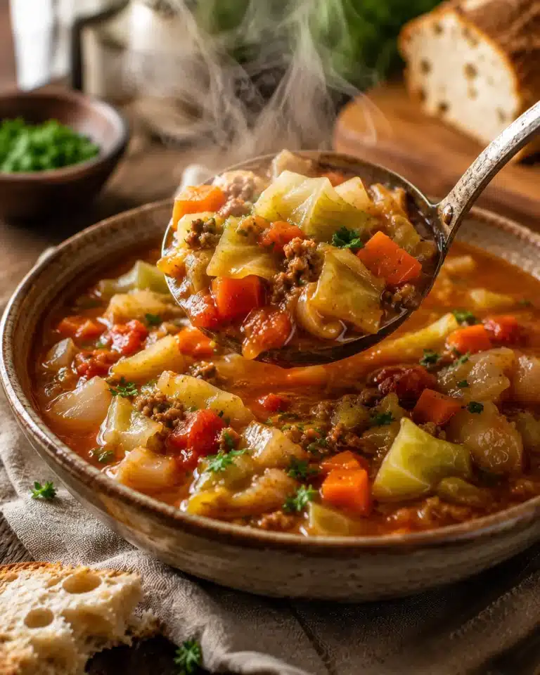 Crockpot Cabbage Soup recipe