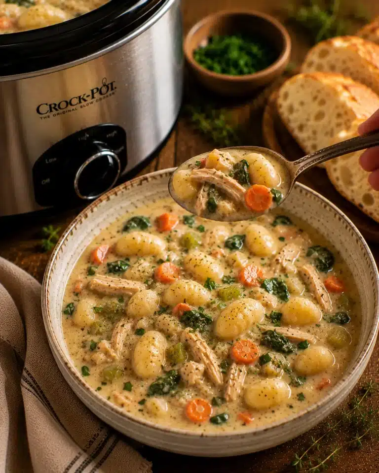 crockpot chicken gnocchi soup recipe