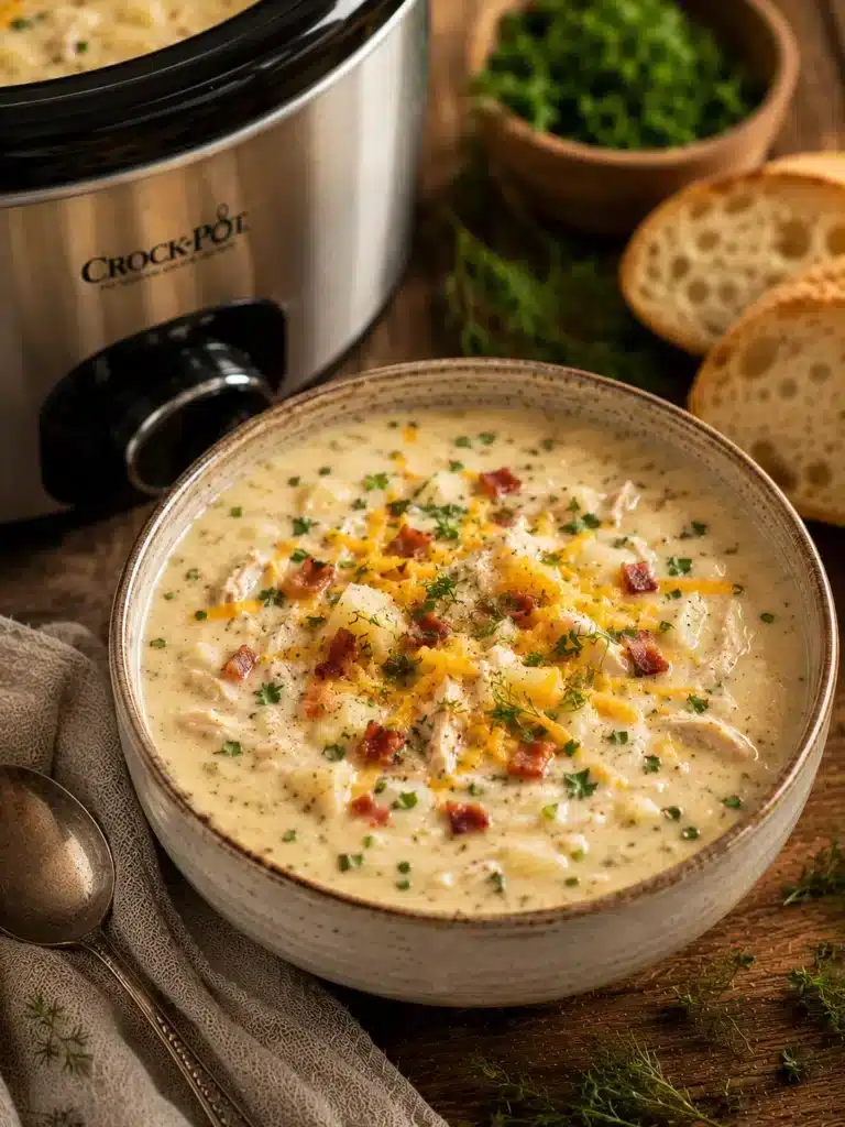 crockpot ranch chicken soup recipe