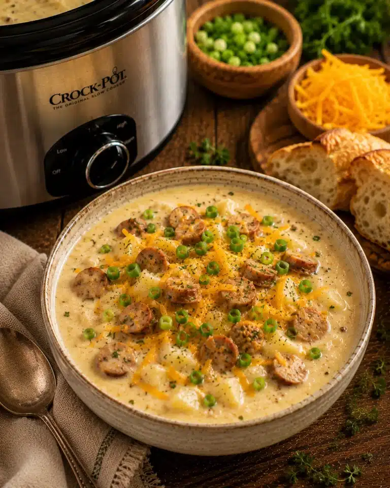 loaded baked potato soup crockpot recipe