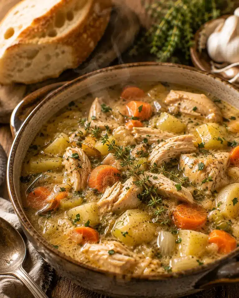 Garlic Herb Chicken Stew recipe