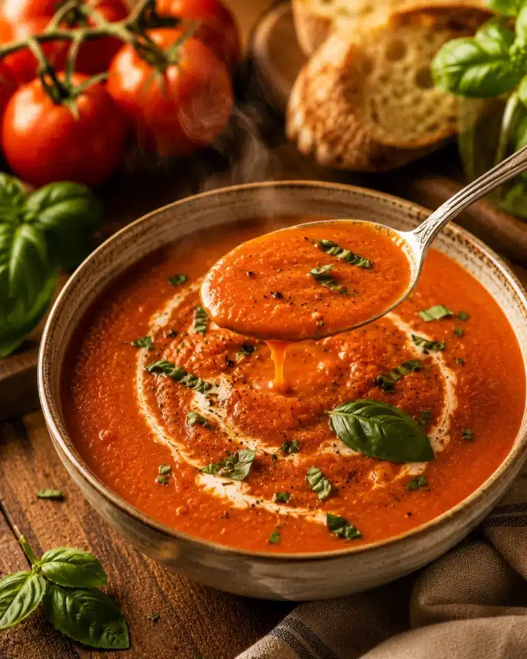 Roasted Tomato Basil Soup recipe