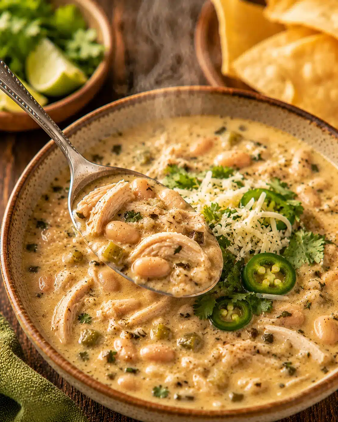Slow Cooker White Chicken Chili recipe